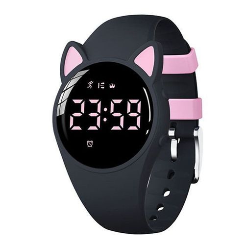 Montre Digitale Enfant Avec Chronomètre, Eclairage, Alarme, Date, Podomètres Marche Non Connecté-Montres Sport Pour Fille Garçon Avec Bracelet En Silicone