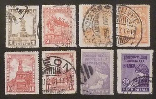 Mexique Oblitéré N°439 Et + Lot De 8 Timbres De 1924