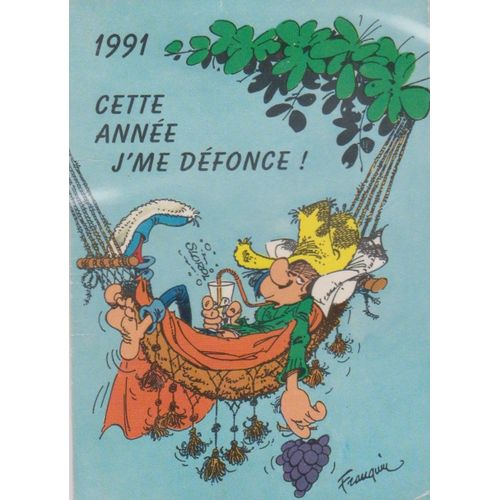 Calendrier 1991 Gaston Lagaff