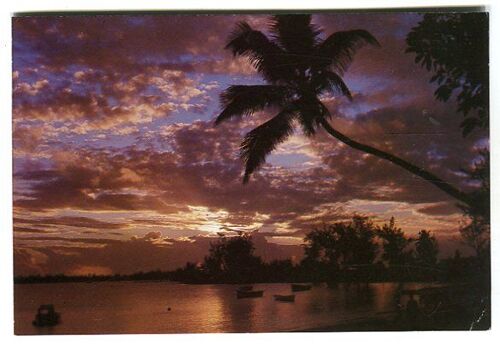 Carte Postale - Coucher De Soleil A Grand Baie - Ile Maurice