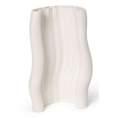 Ferm LIVING - Vase Moiré - off-white - Blanc