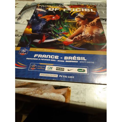 Programme Officiel France Brésil 2011