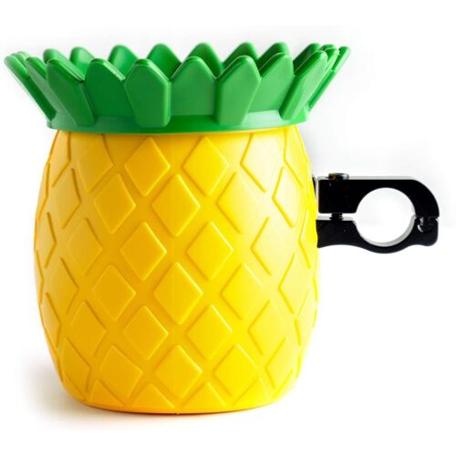 Porte-gobelet de vélo mignon ananas porte-boissons porte-bouteille d'eau de vélo avec pince en métal pour Beach Cruiser moto vélo bateau poussette marcheur fauteuil roulant scooter chariot de golf bur