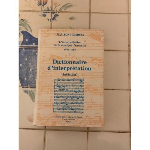Dictionnaire D’Interprétation 