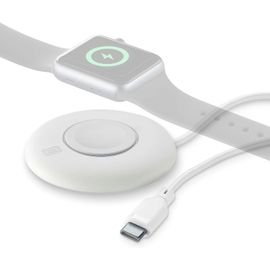 Kalanka-Wireless Power Base Chargeur Sans Fil Pour Apple Watch, Charge 5w, Base En Silicone Soft Touch, Câble Usb-C 1m Tressé, Certifié Made For Watch