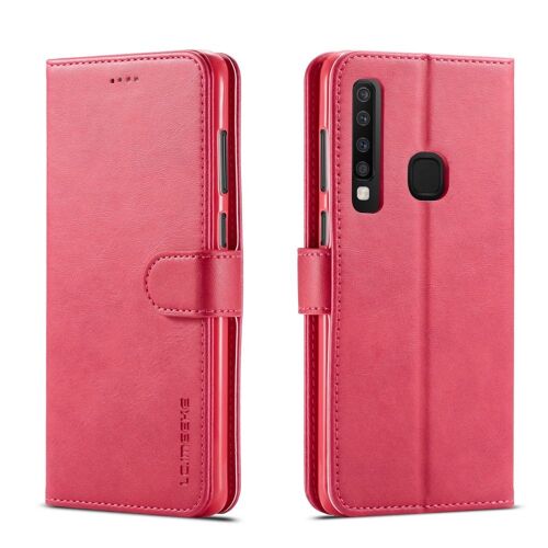 Etui Type Portefeuille Pour Galaxy-A9 (2018) Fushia Gamme Lc.Imeeke