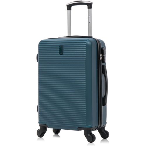 KALANKA-- Valise Cabine Voyage Approuvée par 100+ Compagnies Aériennes | Légère et Rigide | Valise Cabine 55x35x25 | Valise Enfant | Bagages Cabine | ABS à 4 roulettes | Vert