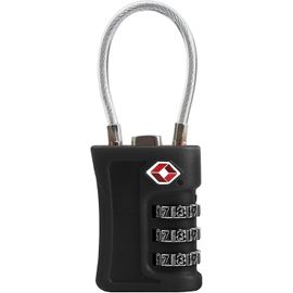 KALANKA-Lot de 2 cadenas à bagages approuvés par la TSA, cadenas de voyage à combinaison, cadenas à 3 chiffres réinitialisable, sécurité sans clé pour valises, casiers de gym, valises à armes