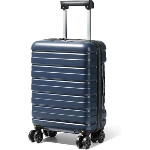 KALANKA-Valise Cabine for 45x36x20 Easyjet, Bagage Cabine avec Serrure TSA et roulettes Amovibles, Coque Rigide Légère en ABS, Bleu