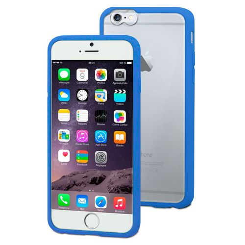 Muvit Customline Crystal Myframe - Coque De Protection Pour Téléphone Portable - Bleu