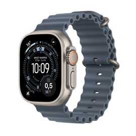 Apple Watch Ultra 3 - 49 mm Titane bracelet Bleu GPS - Wifi + Cellular