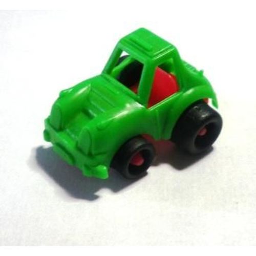 Figurine "Nestlé / Nesquik" - Petites Voitures 2 / Voiture Type 2 , Couleur Verte, Châssis Rouge