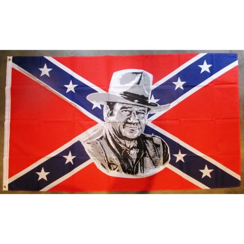 Drapeau Rebel John Wayne Nylon 150x90 Flag Biker Rock Roll General Lee