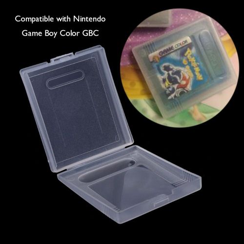 Étui Pour Cartouches De Jeu En Plastique Transparent, 5 Pièces, Boîte De Rangement Pour Cartes De Jeu Nintendo Game Boy Pocket Gba, Couvercle Anti-Poussière
