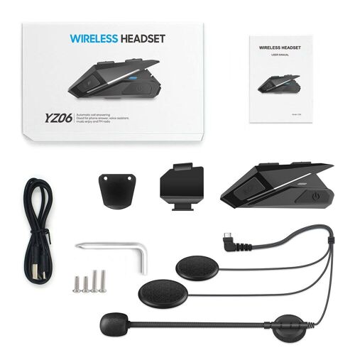 Oreillette Sans Fil Bluetooth Pour Moto, Appareil Universel Pour Casque, Intercom V4 V6