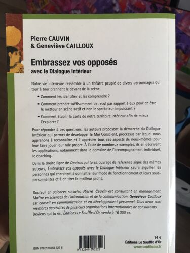 Embrassez Vos Opposés - Avec Le Dialogue Intérieur