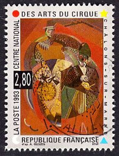 Timbre Centre National Des Arts Du Cirque Chalons Sur Marne (Emission De 1993)