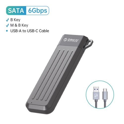 boîtier de disque dur SSD NvMe PCIe, 6Gbps/10Gbps, Type C vers sata 3.0/NVME, dissipateur de chaleur