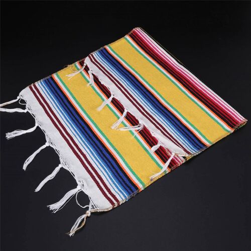 40X Assortiment Sets Table, Décorations de Mariage pour Fêtes, Table de Couverture Une Franges 12 x 16 Pouces (Sets de Table de Couleurs Aléatoires)