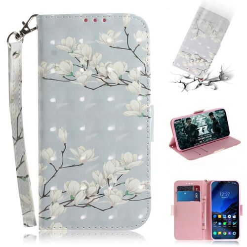 Xiaomi Pocophone F1 Coque, Saturcase Beau 3d Motif Pu Cuir Magnétique Flip Portefeuille Support Porte-Carte Protecteur Coque Housse Étui Avec Dragonne Pour Xiaomi Pocophone F1 (Td-11)