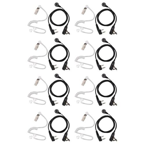 Écouteurs intra-auriculaires avec Tube acoustique discret, 8x2 broches, pour Kenwood TYT Baofeng UV-5R BF-888S CB, accessoires Radio