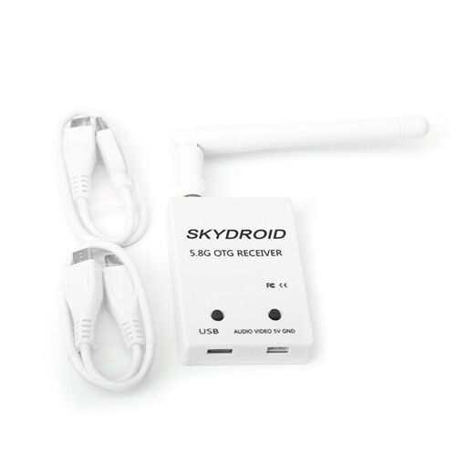 Antenne De Commande Unique Otg 5.8g 150ch, Récepteur Fpv À Canal Complet Avec Audio Pour Pièces De Drone Rc, Blanc-Générique