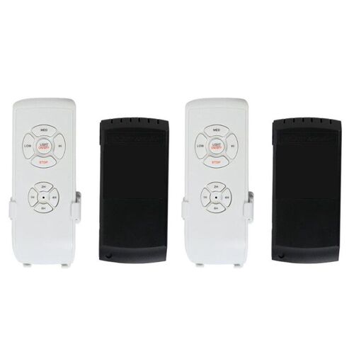 Kit de télécommande pour ventilateur de plafond 2 pièces, télécommande universelle pour ventilateur de plafond de petite taille, vitesse, lumière