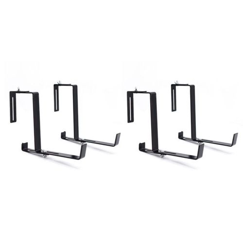 2 Paire De Crochets Pour Pot De Fleurs, Crochets Suspendus Pour Balcon, Supports De Support De Jardinière, S