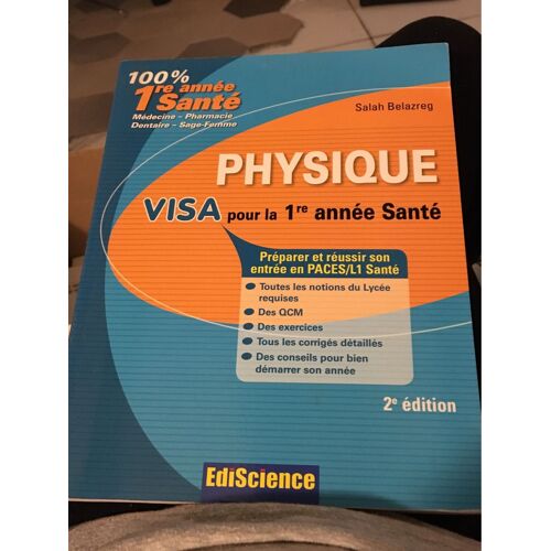Physique Visa Pour La 1re Année Santé 