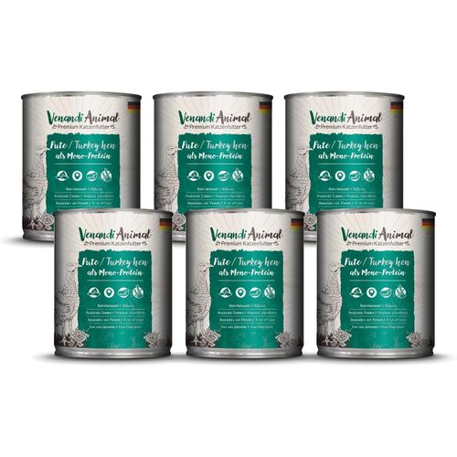 Nuem-Venandi Animal Pâtée Premium Pour Chats, B?uf Seule Source De Protéine, Pâtée, Sans Céréales Et À L¿État Naturel, Lot De 6 (6 X 800 G)