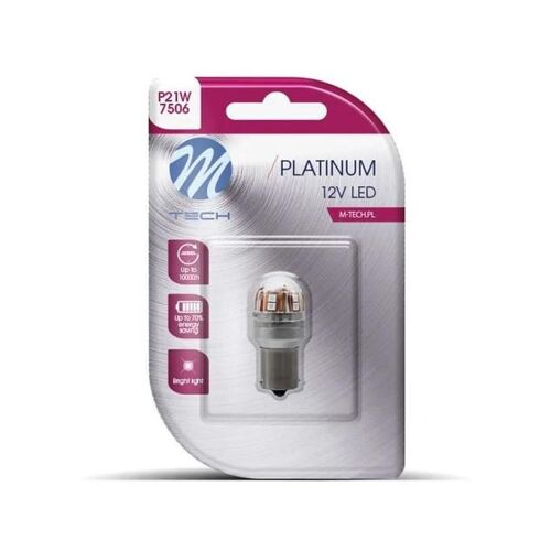 Ampoule Led X 1 - Ba15s 15x2835 Smd Canbus Rouge 12-24v (L826r Platinum)