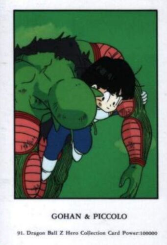 Carte Dragon Ball Hero Collection Part 1 N°91 Gohan & Piccolo