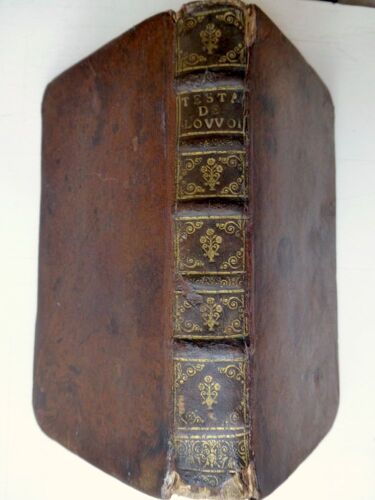 Testament Politique Marquis De Louvois (1695)