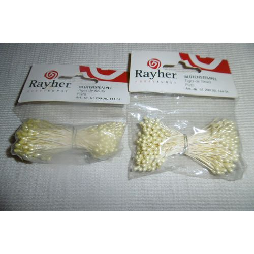 Rayher Sachet De 144 Tiges De Fleurs Pistils Jaune Lot De 2 N° 5120020