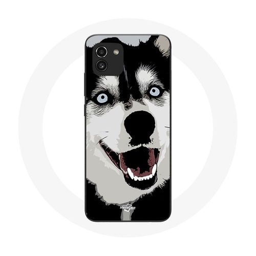 Coque Pour Samsung Galaxy A03 Husky De Sibérie Yeux Bleus