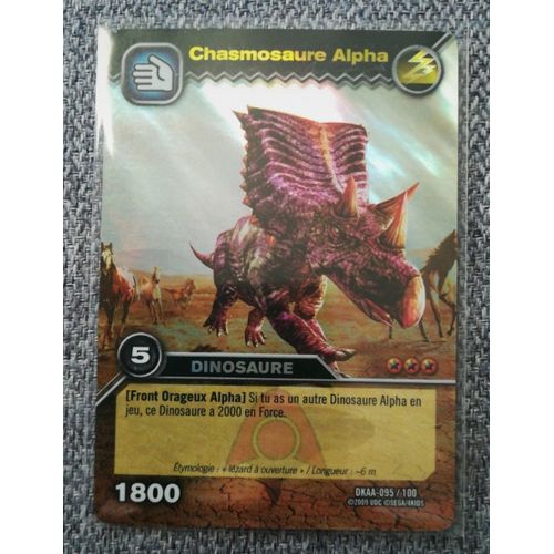 Carte Dkaa-095/100 L'attaque Des Dinosaures Alpha Année 2009