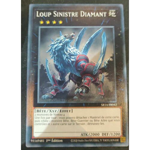 Yu Gi Oh Sr14 Fr042 Loup Sinistre Diamant