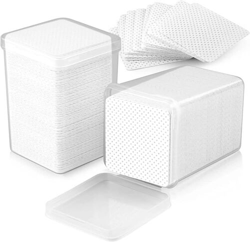 400 Pièces Lingettes Coton Ongles Gel Vernis Remover Wipes Lingettes Non Pelucheux Ongles Tampon Colle Bouteille Nail Art Cils Lingette Bouteille Outil 