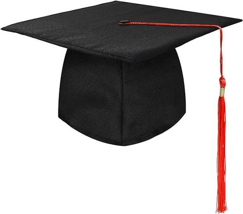 Chapeau De Diplôme Unisexe, Chapeau De Diplomé Réglable Graduation Cap Pour Graduation Université Lycée Chapeau De Médecin