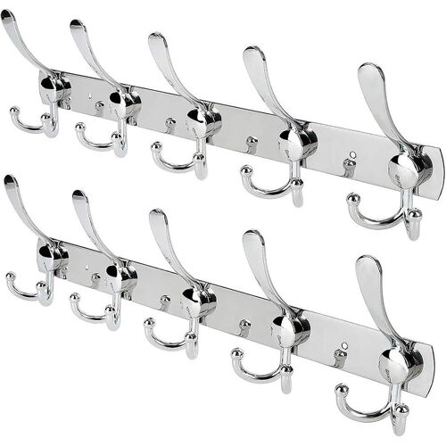 Porte-manteau / Chapeau en acier inoxydable (paquet de 2)