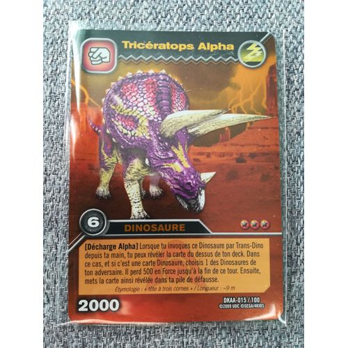 Carte Dkaa-015 L'attaque Des Dinosaures Alpha Année 2009