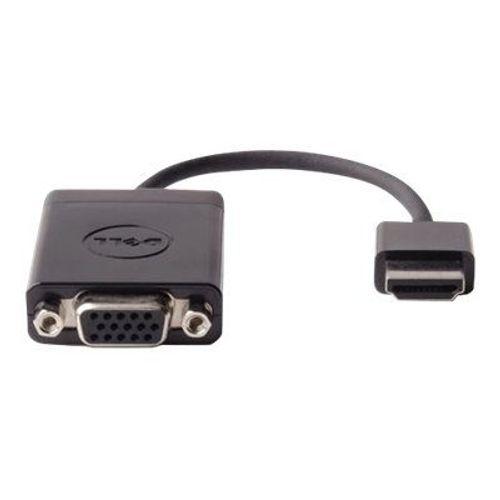 Dell - Adaptateur Vidéo - Hdmi Mâle Pour Hd-15 (Vga) Femelle - Noir