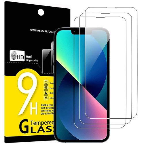 [4 Pièces] Verre Trempe Pour Iphone 13 Mini (5,4'') Film Protection D'ecran