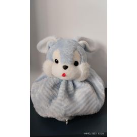 Vintage Lapin Range Pyjama Nounours Rare Vintage Bleu Et Blanc Rayé Made In France