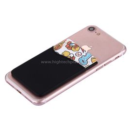 Smart Wallet Porte-Cartes En Silicone Pour Iphone 8 Et 7 Et 7 Plus / 6 Et 6 Plus / Iphone 5 Et 5s / Iphone 4 Et 4s (Noir)