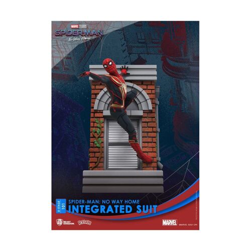 Spider-Man: No Way Home - Diorama D-Stage Spider-Man Integrated Suit Closed Box Version 16 Cm