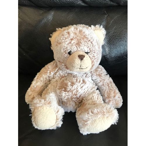 Doudou Peluche Ours Gris Echiné Soft Friends 20cm