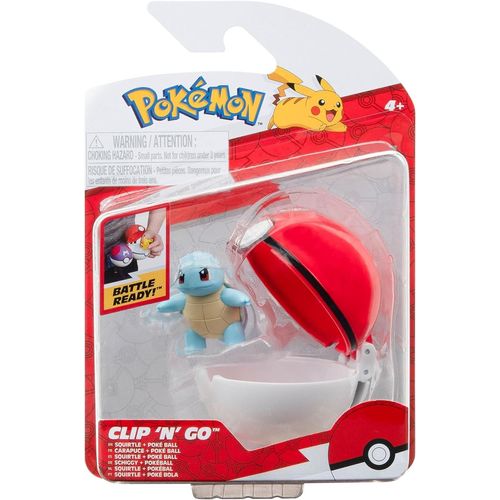 Pokemon Clip N Go Squirtle And Poke Ball