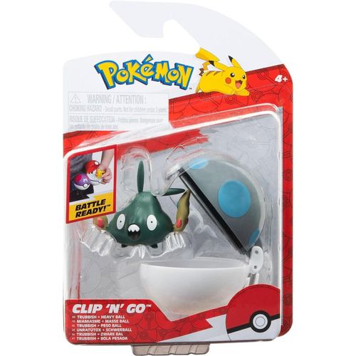 Pokemon Clip N Go Trubbish And Heavy Ball