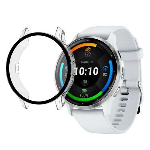 Coque Compatible Garmin Venu 3 45mm - Protection Rigide Montre Connectée Étui Transparent Écran Verre Trempé Phonillico®